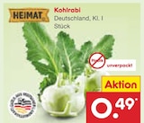 Kohlrabi von Heimat für 0,49 € bei Netto Marken-Discount im Angebot Kohlrabi von Heimat im aktuellen Netto Marken-Discount Prospekt