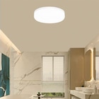 Plafonnier Carthamus LED intégré blanc 1800lm 14W 4000K IP44 Ø 22 x H. 7,6 cm à 3,90 € dans le catalogue Castorama