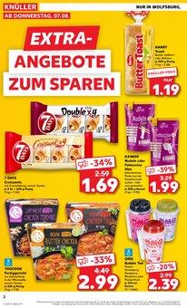 Brötchen im Kaufland Prospekt "EXTRA-ANGEBOTE" mit 8 Seiten (Wolfsburg)