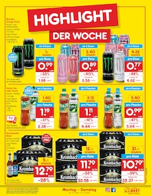 Bier im Netto Marken-Discount Prospekt "Aktuelle Angebote" mit 74 Seiten (Neumünster)