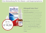 LINDA - Allergodil akut Duo Angebot im Prospekt Allergodil akut Duo bei LINDA im Prospekt "" für 14,50 €