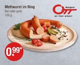 Aktuelles Mettwurst im Ring Angebot bei V-Markt in Augsburg ab 0,99 €