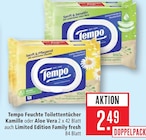 Feuchte Toilettentücher Kamille Angebote von Tempo bei Marktkauf Stuttgart für 2,49 €
