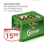 Naturradler Angebote von Gösser bei GLOBUS Mannheim für 15,99 €