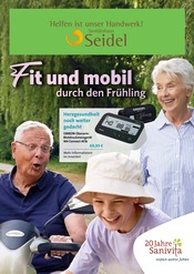 Sanitätshaus Seidel Fachbetrieb für Orthopädie Sanitätshäuser Prospekt der aktuellen Woche mit 6 Seiten, gültig von 11.03.2026 bis 31.05.2026, in Bad Arolsen und Umgebung Aktueller Sanitätshaus Seidel Fachbetrieb für Orthopädie Sanitätshäuser Prospekt in Bad Arolsen und Umgebung, "Fit und mobil durch den Frühling" mit 6 Seiten, 11.03.2026 - 31.05.2026
