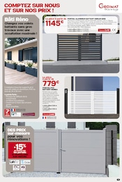 Promos Portail dans le catalogue "POUR BIEN RÉNOVER COMPTEZ SUR NOUS..." de Gedimat Portail en promo dans le catalogue Gedimat à la page 9
