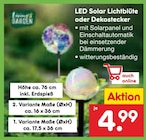 Aktuelle Solar-Led-Lampen Angebote bei Netto Marken-Discount in Bielefeld Aktuelles LED Solar Lichtblüte Angebot bei Netto Marken-Discount in Bielefeld ab 4,99 €