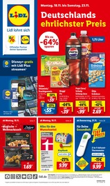 Lidl Discounter Prospekt der aktuellen Woche mit 62 Seiten, gültig von 18.11.2024 bis 23.11.2024, in Ellerau und Umgebung Aktueller Lidl Discounter Prospekt in Ellerau und Umgebung, "LIDL LOHNT SICH" mit 62 Seiten, 18.11.2024 - 23.11.2024