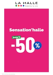 Vêtements en promo dans le catalogue La Halle à la page 1