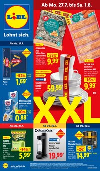 Lachsfilet Angebot im Lidl Prospekt, gültig von 27.07.2026 bis 01.08.2026 Lachsfilet Angebot im aktuellen Lidl Prospekt auf Seite 1