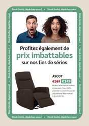 Promos Fauteuil Releveur dans le catalogue "2 semaines d'actions incroyables" de Crack Fauteuil Releveur en promo dans le catalogue Crack à la page 30