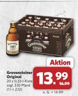 Original von Grevensteiner für 13,99 € bei combi im Angebot Original von Grevensteiner im aktuellen combi Prospekt
