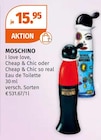 I love love, Cheap & Chic oder Cheap & Chic so real Eau de Toilette von MOSCHINO im aktuellen Müller Prospekt