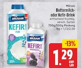 Aktuelles Buttermilch oder Kefir-Drink Angebot bei EDEKA in Berlin ab 1,29 €