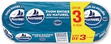 Thon entier au naturel Démarche responsable - Petit Navire en promo à 3,29 € chez Netto Thon entier au naturel Démarche responsable - Petit Navire dans le catalogue Netto