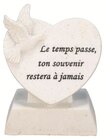 Plaque funéraire cœur - Maxi Bazar Plaque funéraire cœur à 8,99 € dans le catalogue Maxi Bazar