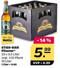 Pilsener von STIER-BIER im aktuellen Netto mit dem Scottie Prospekt für 5,99 €