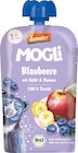 Quetschie Blaubeere Apfel & Banane, ab 1 Jahr Angebote von MOGLi bei dm-drogerie markt Troisdorf für 0,95 €