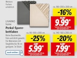 Aktuelles Perkal-Spannbettlaken Angebot bei Lidl in Mannheim ab 5,99 €