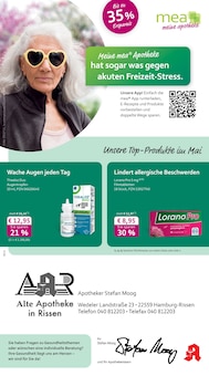 Aktueller mea - meine apotheke Prospekt "Unsere Mai-Angebote" für Hamburg Aktueller mea - meine apotheke Prospekt für Hamburg mit Seiten