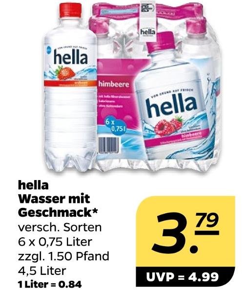 Wasser mit Geschmack