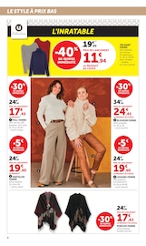 Prospectus Super U "Le Style à prix bas" en cours à Besançon, Page 4 Catalogue Super U en cours à Besançon, "Le Style à prix bas", Page 4