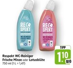 WC-Reiniger Frische Minze im Angebot bei EDEKA in Baden-Baden WC-Reiniger Frische Minze Angebote von Respekt bei EDEKA Baden-Baden für 1,10 €