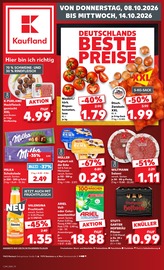 Aktueller Kaufland Supermarkt Prospekt in Steinheim und Umgebung, "Hier bin ich richtig" mit 70 Seiten, 08.10.2026 - 14.10.2026