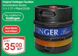 Original Oettinger Fassbier im Angebot bei GLOBUS in St. Ingbert Original Oettinger Fassbier Angebote von Oettinger bei GLOBUS St. Ingbert für 35,00 €
