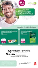 mea - meine apotheke Prospekt für Bergisch Gladbach: "Unsere August-Angebote", 4 Seiten, 01.08.2026 - 31.08.2026