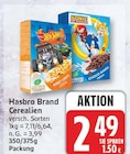 Cerealien von Hasbro Brand für 2,49 € bei EDEKA im Angebot Cerealien von Hasbro Brand im aktuellen EDEKA Prospekt