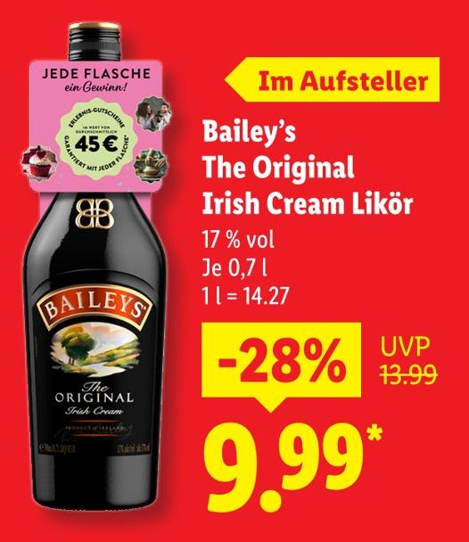 The Original Irish Cream Likör