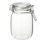 Dose mit Deckel Klarglas von KORKEN im aktuellen IKEA Prospekt für 2,49 €