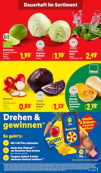 Kürbis im aktuellen Lidl Prospekt (Ulm) Kürbis im Lidl Prospekt "LIDL LOHNT SICH" mit 65 Seiten (Ulm)
