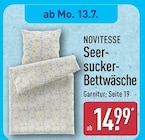 ALDI Nord - Seer-sucker-Bettwäsche Angebot im Prospekt Seer-sucker-Bettwäsche bei ALDI Nord im Prospekt "" für 14,99 €
