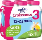 Lait de Croissance Bébé 3ème Âge 12-23 Mois - Candia Baby dans le catalogue Intermarché Hyper