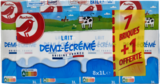 LAIT DEMI-ÉCRÉMÉ AUCHAN - AUCHAN - Auchan Supermarché à Aulnay-sous-Bois LAIT DEMI-ÉCRÉMÉ AUCHAN - AUCHAN en promo chez Auchan Supermarché Aulnay-sous-Bois à 7,09 €