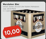 Bier im Angebot bei CAP Markt in Rostock Bier Angebote von Warsteiner bei CAP Markt Rostock für 10,00 €