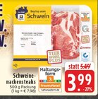 Aktuelles Schweinenackensteaks Angebot bei EDEKA in Remscheid ab 3,99 €