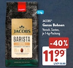 Ganze Bohnen von Jacobs für 11,99 € bei ALDI SÜD im Angebot Ganze Bohnen von Jacobs im aktuellen ALDI SÜD Prospekt