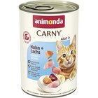 Aktuelles Animonda Cat Dose Carny Adult Huhn & Lachs 400 g Angebot bei Zookauf in Hannover ab 1,99 €