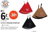 Lot de 2 torchons parapluie - HOMESIDE dans le catalogue E.Leclerc