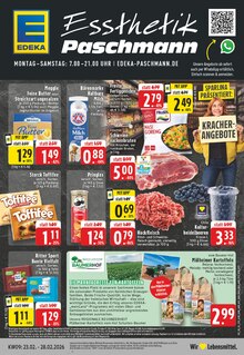 EDEKA Prospekt der Woche "Aktuelle Angebote" Seite 1, 23.02.2026 bis 28.02.2026 für Duisburg Aktueller EDEKA Prospekt "Aktuelle Angebote" Seite 1 von 24 Seiten für Duisburg
