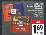 Aktuelles Nuss Klasse Schokolade Angebot bei EDEKA in Fürth ab 1,69 €