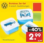 Brotdose, 3er-Set im Netto Marken-Discount Prospekt Brotdose, 3er-Set von Volkswagen im aktuellen Netto Marken-Discount Prospekt für 2,99 €