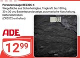 Aktuelle Haushaltskleingeräte Angebote bei GLOBUS in Bochum Aktuelles Personenwaage BE2306-4 Angebot bei GLOBUS in Bochum ab 12,99 €