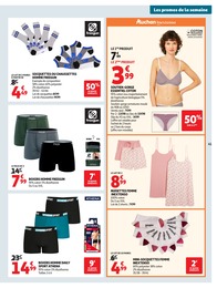 Offre Lingerie dans le catalogue Auchan Hypermarché du moment à la page 41