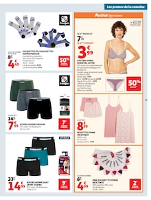 Promotion Mules Femme dans le prospectus Auchan Hypermarché, valable du 28/07/2026 au 09/08/2026 Promo Mules Femme dans le catalogue Auchan Hypermarché du moment à la page 41