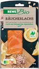 Räucherlachs im Angebot bei REWE in Chemnitz Räucherlachs Angebote von REWE Bio bei REWE Chemnitz für 4,19 €