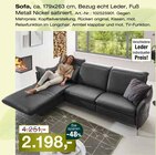 Sitzmöbel im Möbel Inhofer Prospekt Sofa im aktuellen Möbel Inhofer Prospekt für 2.198,00 €